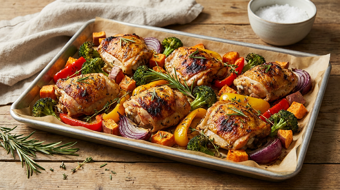 Sheet Pan Chicken and Vegetables