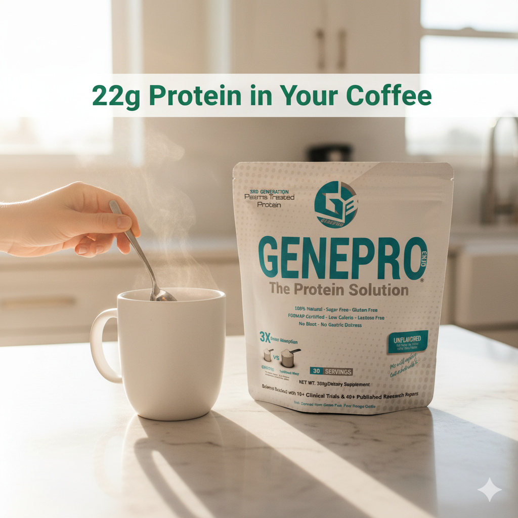 The Morning Coffee Protein Hack: 22g in 20 Seconds (Women Over 40)