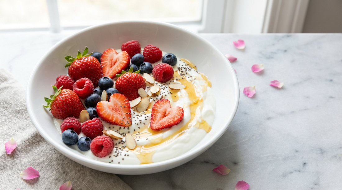Self-Love Breakfast Bowl Recipe: 38g Protein Valentine's Brunch