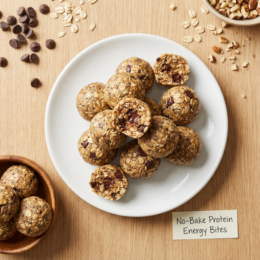 No-Bake Protein Energy Bites (16g Protein Per 2 Bites)