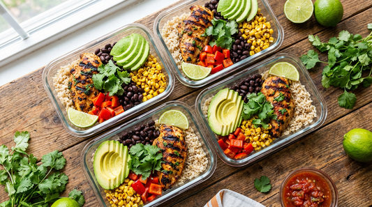 Protein-Packed Meal Prep Chicken Bowls - 38g Protein, No Boring Repetition