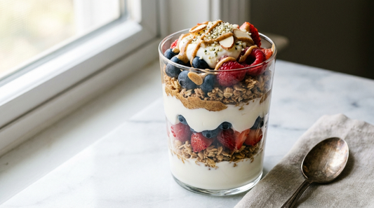 Greek Yogurt Protein Parfait Recipe: 30g Protein in 5 Minutes