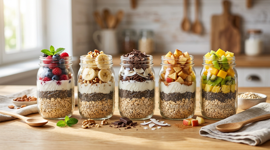 Make-Ahead Protein Breakfast Jars