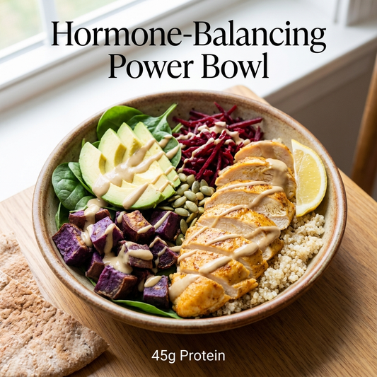 Chicken Avocado Power Bowl - 38g Protein with Healthy Fats