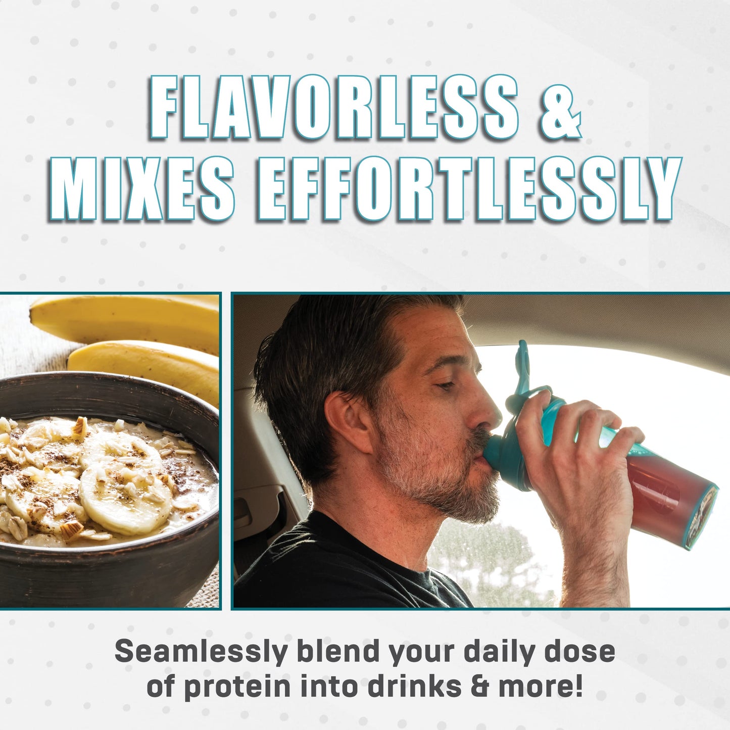 Genepro Unflavored Protein Powder - New Formula - Lactose-Free, Gluten-Free, & Non-GMO Whey Isolate Supplement Shake
