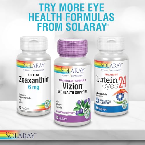 SOLARAY One Daily Bilberry and Lutein Supplement, 160 mg 30 Count