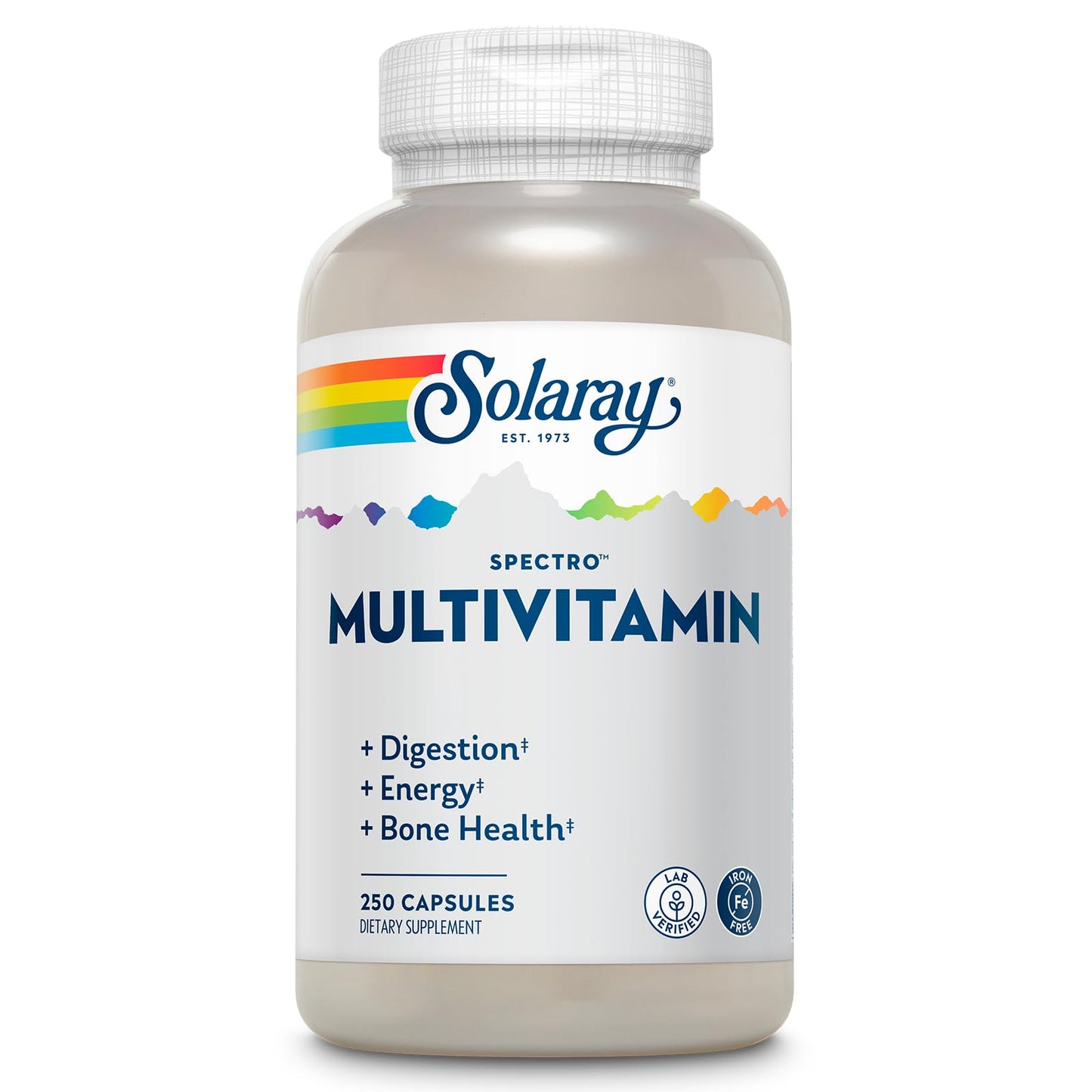 SOLARAY Spectro Multivitamin, No Iron Cal/Mag, Digestive Enzymes