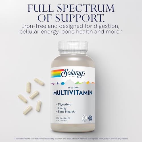 SOLARAY Spectro Multivitamin, No Iron Cal/Mag, Digestive Enzymes